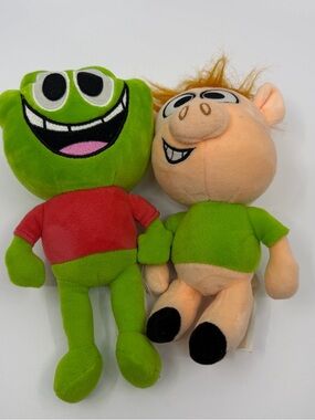 Hobby kids plush bundle — hobby pig and hobby frog